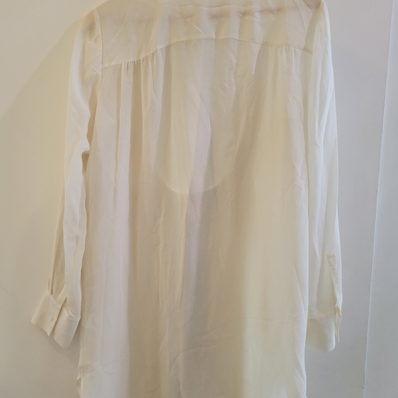 Club Monaco see through silk long sleeve - Picture 3 of 3